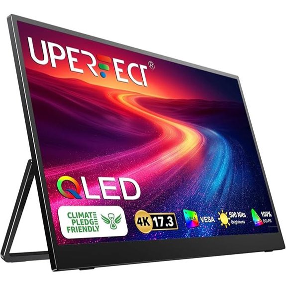 UPERFECT 17.3 4K Portable Monitor with HDMI and VESA