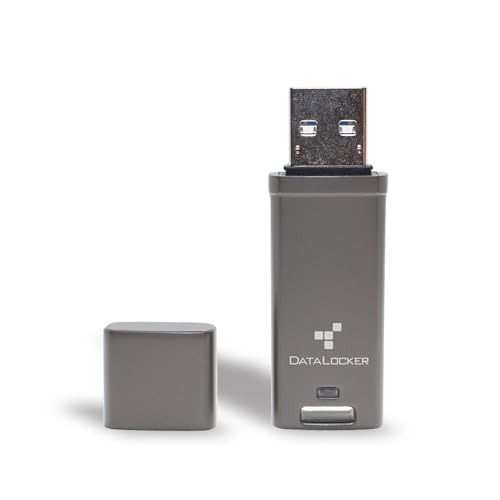 DataLocker DL GO Encrypted USB Flash Drive | USB 3.2 Gen 1 | AES 256-bit XTS | FIPS 197 | IP68 Rugged | TAA Compliant - 16GB