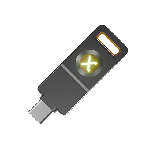 SecuX PUFido® Drive Clife Key USB C Security Key with PUF Technology and Built in Flash Drive, FIDO2 U2F Certified Hardware Rooted Unclonable Security for Passwordless Login and 2FA Authentication (1)