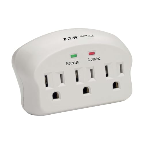 Eaton Tripp Lite SK3-0 Multi-Plug Wall Outlet Extender Surge Protector,