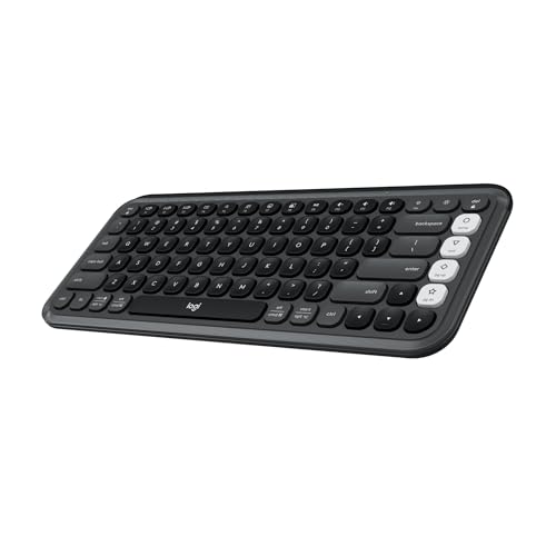 Logitech POP ICON Keys Wireless Bluetooth Keyboard, Comfortable Typing, Programmable