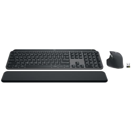 Logitech MX Keys S Combo - Performance Wireless Keyboard and