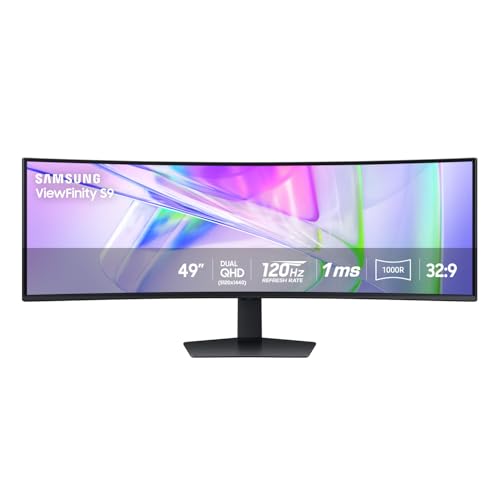 Samsung 49” Curved Ultrawide Dual QHD Monitor with USB-C