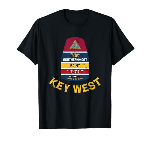 Southernmost Point - Key West Florida Keys Souvenir T Shirt