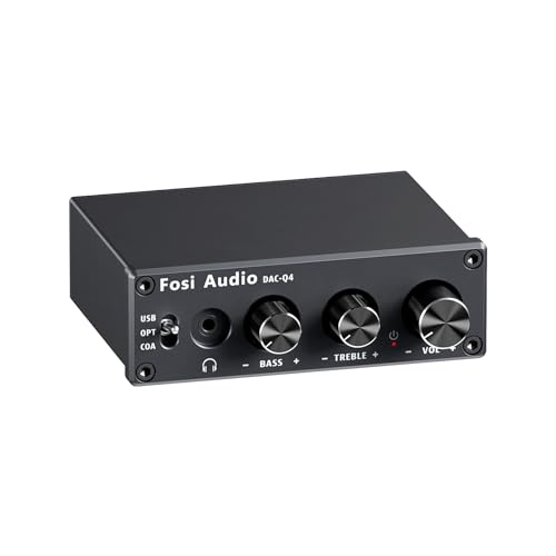 Fosi Q4 DAC Headphone Amp for PC and Home Audio