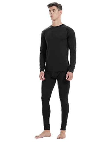 Iguana Mens 100% Merino Wool Base Layer Sets for Ski