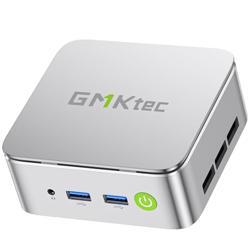 GMKtec Mini PC Computer, G10 Ryzen 5 3500U (Beats N150/4300U/3200U), 16GB RAM 512GB SSD 2.5GbE NIC LAN Desktop Office Home Business HTPC, Triple 4K Display, WiFi, BT, USB-C, DP, Type-C PD, HDMI 2.1