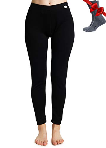 Merino Wool Base Layer Women Pants 100% Merino Wool Leggings