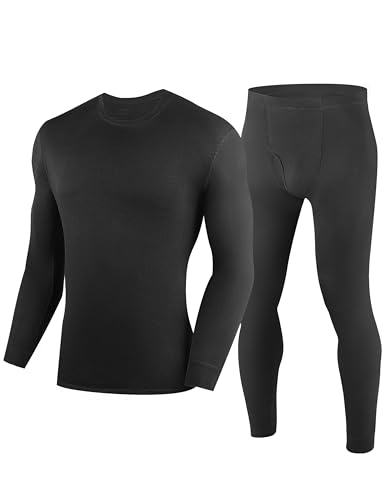 YESWEL 100% Merino Wool Base Layer Mens, Soft Thermals Underwear,
