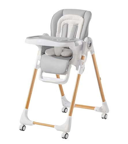 Mallify Convertible High Chairs for Babies and Toddlers, Height Adjustable