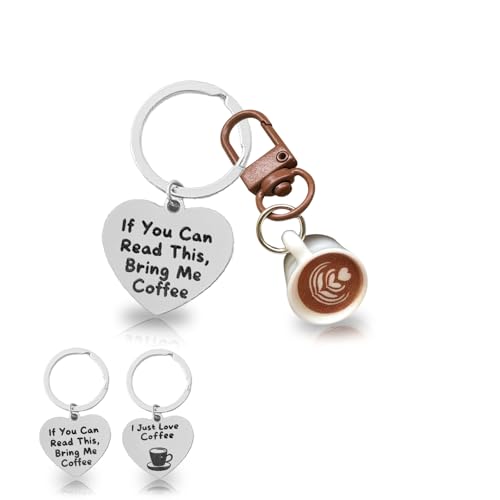 Werncy Coffee keychain takeaway bag charm is a great gift