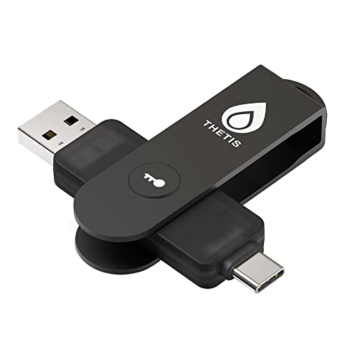 Thetis Pro FIDO2 Security Key, Two Factor Authentication NFC Security