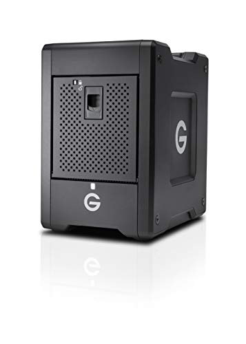 G-Technology 56TB G-Speed Shuttle Thunderbolt 3 with ev Series Bay Adapter - Transportable, 4-Bay Raid Storage Solution - 0G10401-1