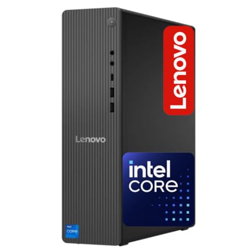 Lenovo IdeaCentre Secure & Productive Business Tower Desktop|16GB DDR5 RAM | 14TH Intel Core i3 (Beat i5-12400T) | 756GB Storage(256GB SSD & 500GB HDD) | HDMI, Wi-Fi 6E, RJ-45, USB-C|Windows 11 Pro