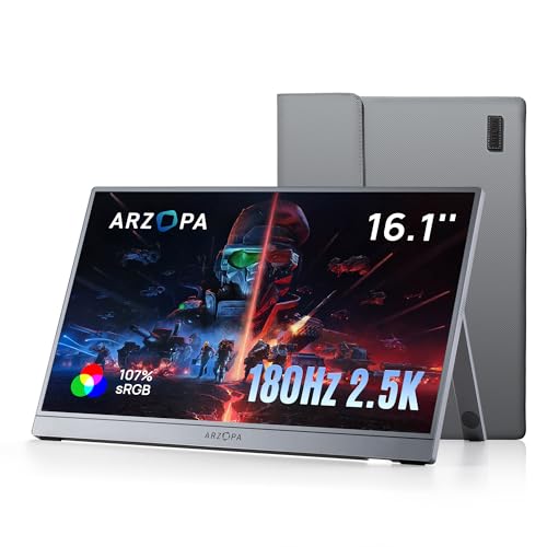 ARZOPA 16.1 Portable 2.5K Monitor with HDR