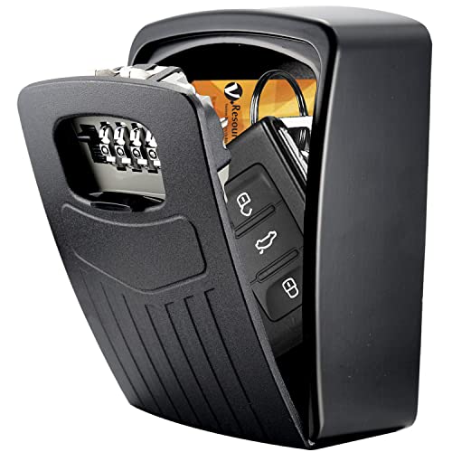 Extra Large Key Storage Security Lock,V-Resourcing Sturdy Wall Mounted Outdoor,