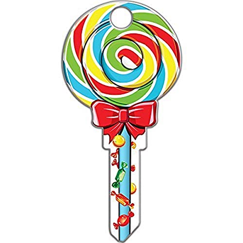 Lucky Line Key Shapes, Lollipop, House Key Blank, KW1/11, 1