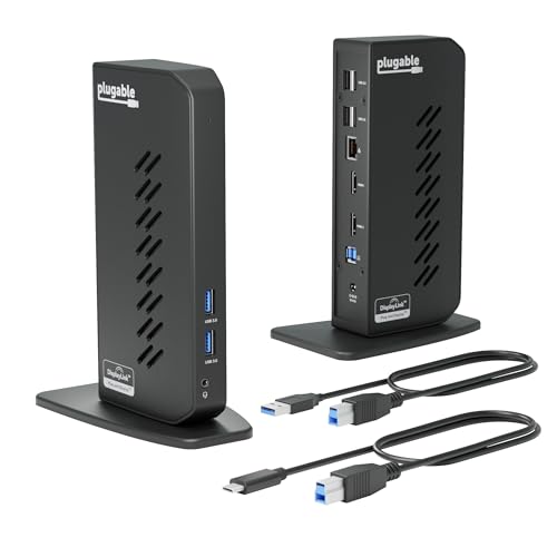 Plugable USB-C & USB 3.0 Laptop Docking Station