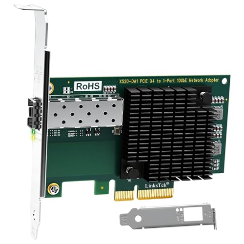 X520-DA1 10GbE SFP+ Fiber Ethernet Adapter