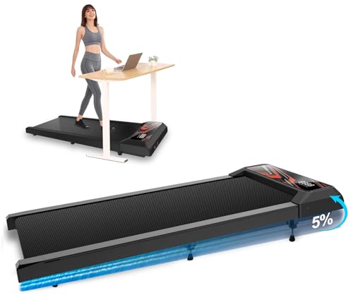 Under Desk Treadmill, Walking Treadmill Pad, 2.5 HP 265 Lbs