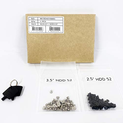 Synology Spare Parts 89-RDKEY0001 HDD Screws and Dry Block Key