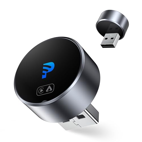 2026 Upgrade Wireless CarPlay & Android Auto Adapter,2 in 1