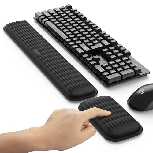 MEKASS Ergonomic Wrist Rest for Keyboard and Mouse