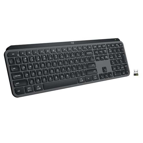 Logitech MX Keys S Wireless Keyboard, Low Profile, Fluid Precise