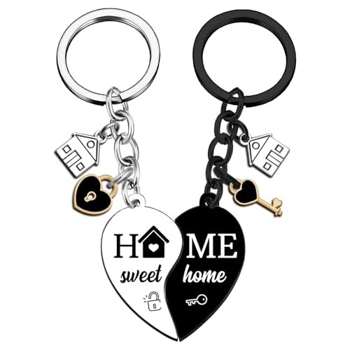 New Home Keychain House Warming Gifts for Couple Best Housewarming