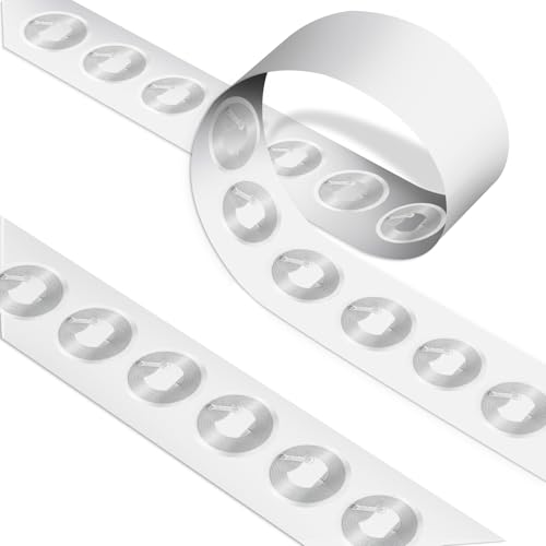 50 Pcs NFC Tags Sticker with Original NTAG215 Chip NFC Stickers Adhesive Labels Transparent RFID Tags Rewritable 504 Bytes Memory Suitable for All NFC-Enabled Devices and Smartphones