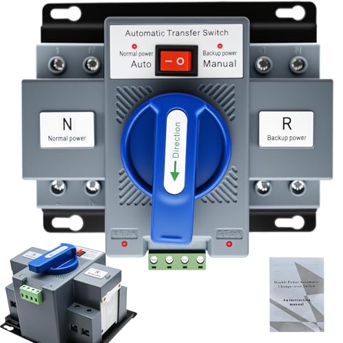 110V Dual Power Automatic Transfer Switch, 2P 63A CE Certified