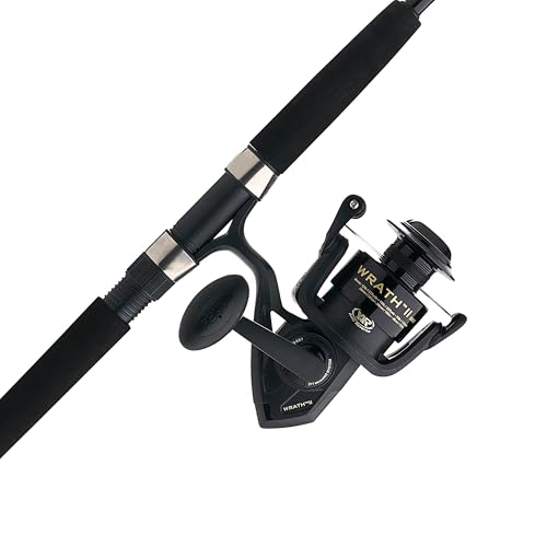 PENN 7' Wrath II Fishing Rod and Spinning Reel Combo,