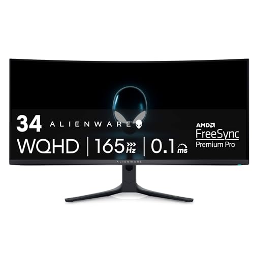 Alienware 34-inch Curved QD-OLED Gaming Monitor