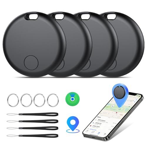 Air Tracker Tags-4 Pack: Smart Bluetooth Tracker, Item Finder Works