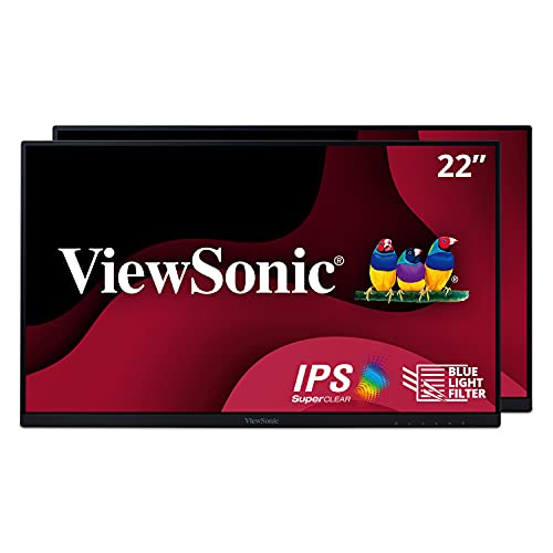 ViewSonic VA2456A-MHD Dual Monitors (1080p 120Hz)