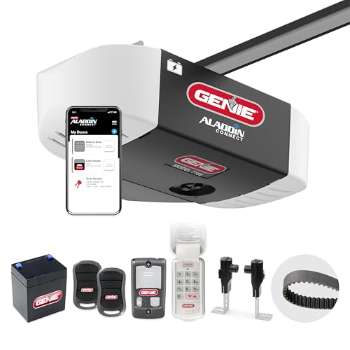 Genie StealthDrive 7155 Connect Smartphone-Controlled Belt Drive Garage Door Opener