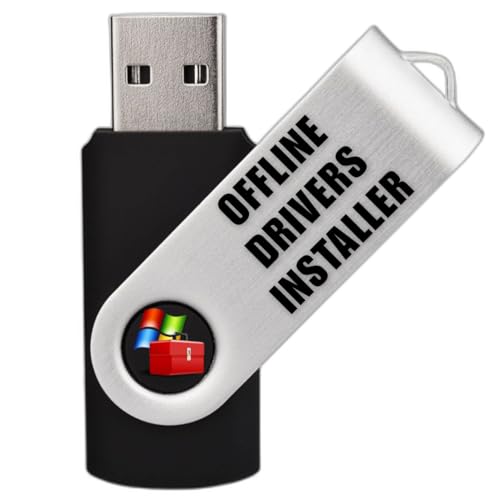 Offline Driver Installer USB for Windows 11, 10, 8, 7, Vista, XP – No Internet Needed – 64GB Universal Driver Pack for All PC Brands