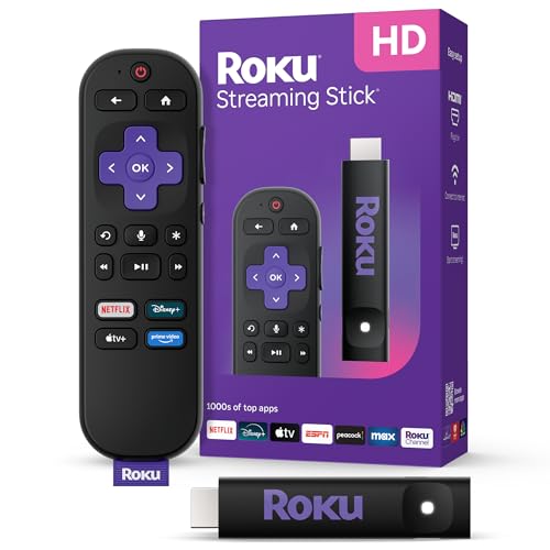 Roku Streaming Stick HD 2025 — HD Streaming Device for