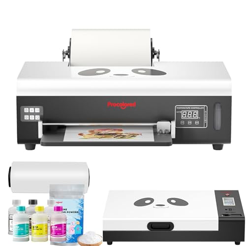 Procolored F8 DTF Apparel Printer 8.2" A4 L800 Panda Transfer