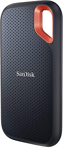 SANDISK 500GB Extreme Portable SSD - Up to 1050MB/s, USB-C, USB 3.2 Gen 2, IP65 Water and Dust Resistance, Updated Firmware - External Solid State Drive - SDSSDE61-500G-G25