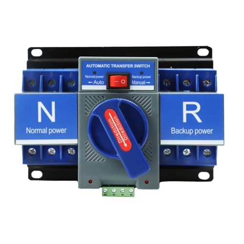 XINTAIHELE Dual Power Automatic Transfer Switch 110V 3P 63A Generator