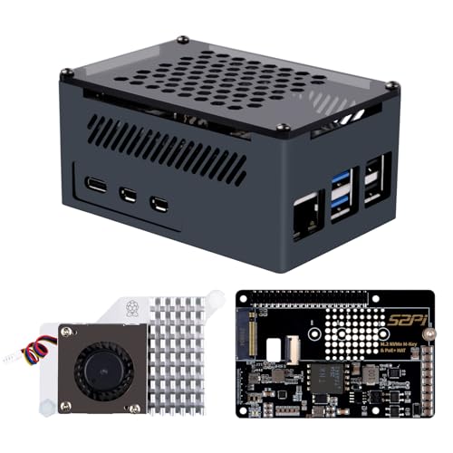 GeeekPi P33 M.2 NVME M-Key PoE+ Hat with Official Pi