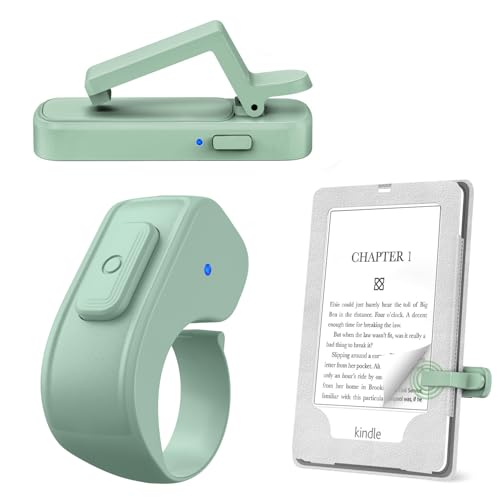Page Turner Ring for Kindle and Tablets (Green)