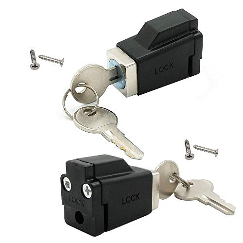 2 Pack Sliding Window Stopper Lock with 2 Keys -