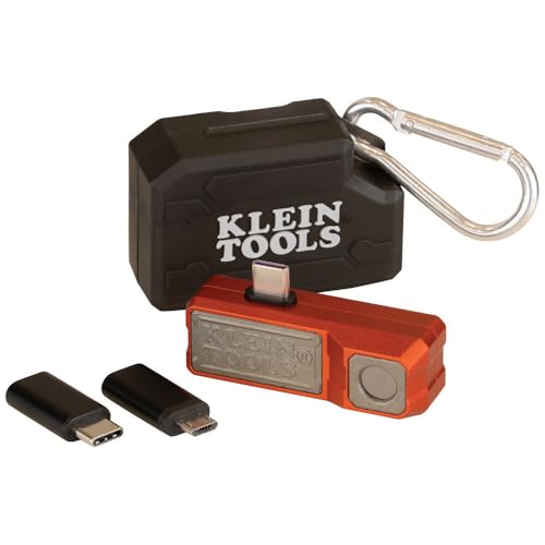 Klein Tools TI220 Thermal Imager for Android Devices, Thermal Imaging Camera, 10,800 Pixels, Three Color Palettes, High/Low Temperatures
