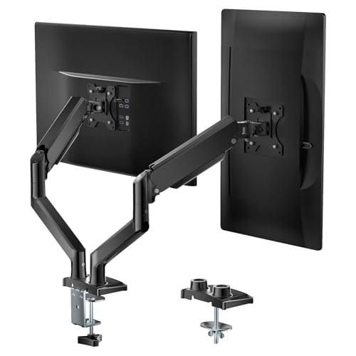 WALI Dual Monitor Stand for 17-32 inch Computer Screens, Dual