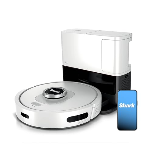 Shark Matrix Clean | Robot Vacuum Cleaner with Powerful Suction for Pet Hair, Rugs, Carpets & Hard Floors | Self-Empty Base | 60-Day Capacity | Voice Control | LiDAR Navigation | Cool Grey | AV2511AE​