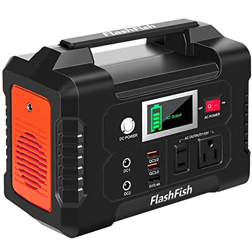 Portable Power Station 200W, FF Flashfish 40800mAh Backup Power Battery