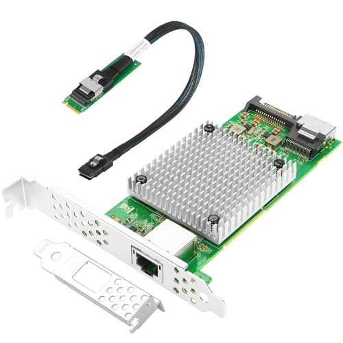 10Gb M.2 to RJ45 Ethernet Card with Cable