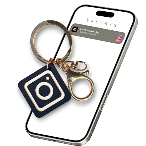 VALARTS NFC Keychain Digital Business Card – Instantly Share Contact,